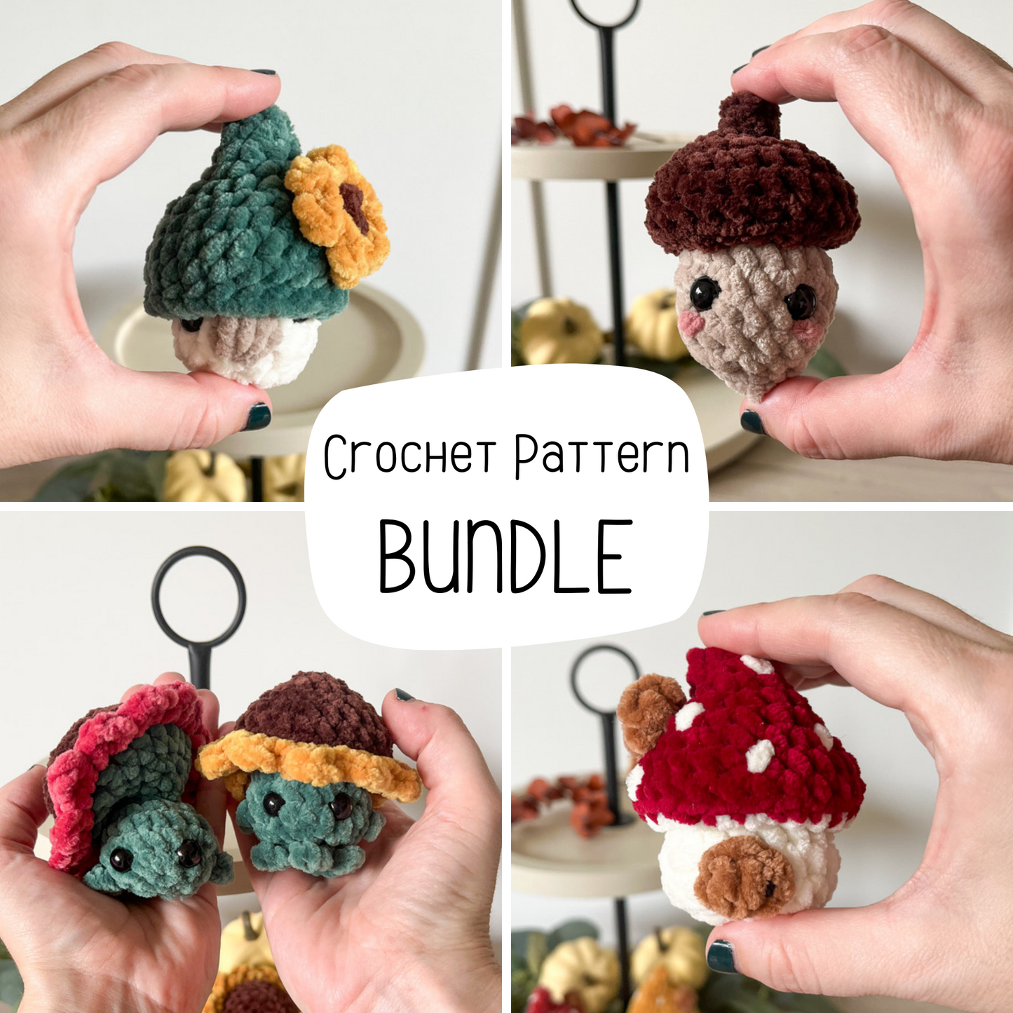 Itty Bitty Garden Pops Bundle Crochet Pattern