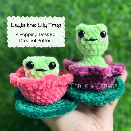 Layla Lily Frog Pop Crochet Pattern