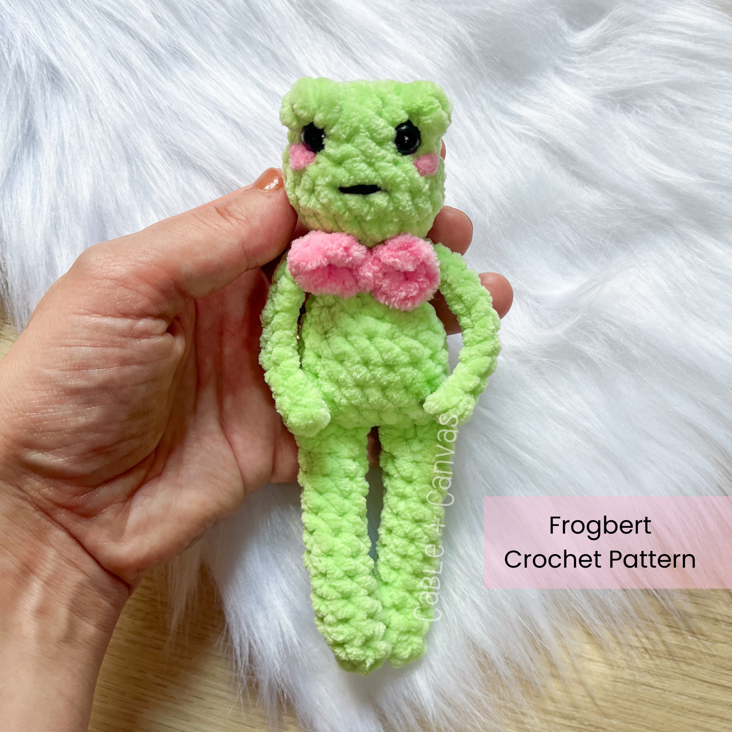 Frogbert Crochet Pattern