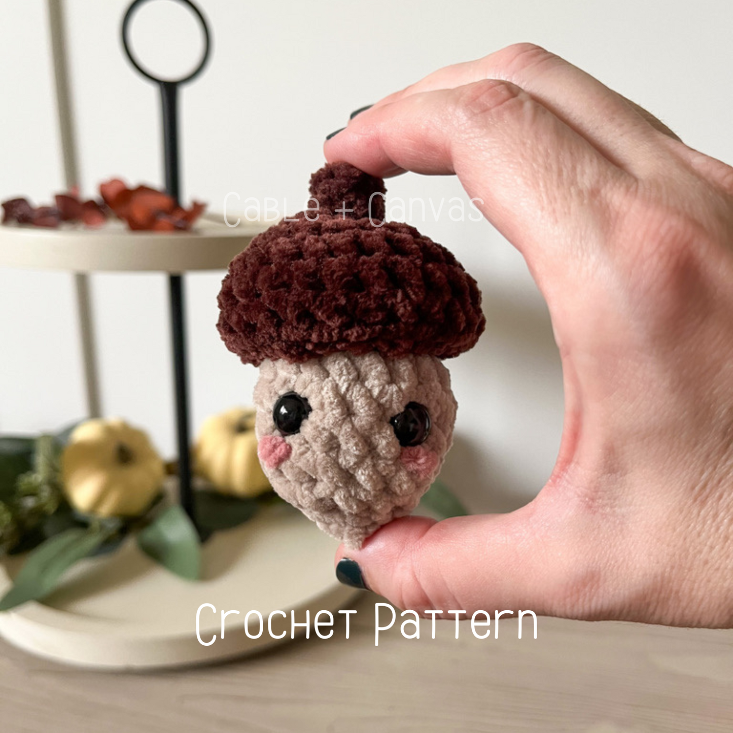 Itty Bitty Acorn Pop Crochet Pattern