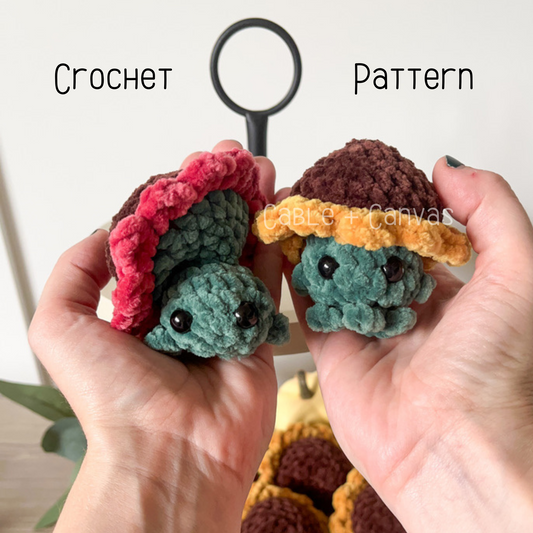 Itty Bitty Sunflower Pop Crochet Pattern