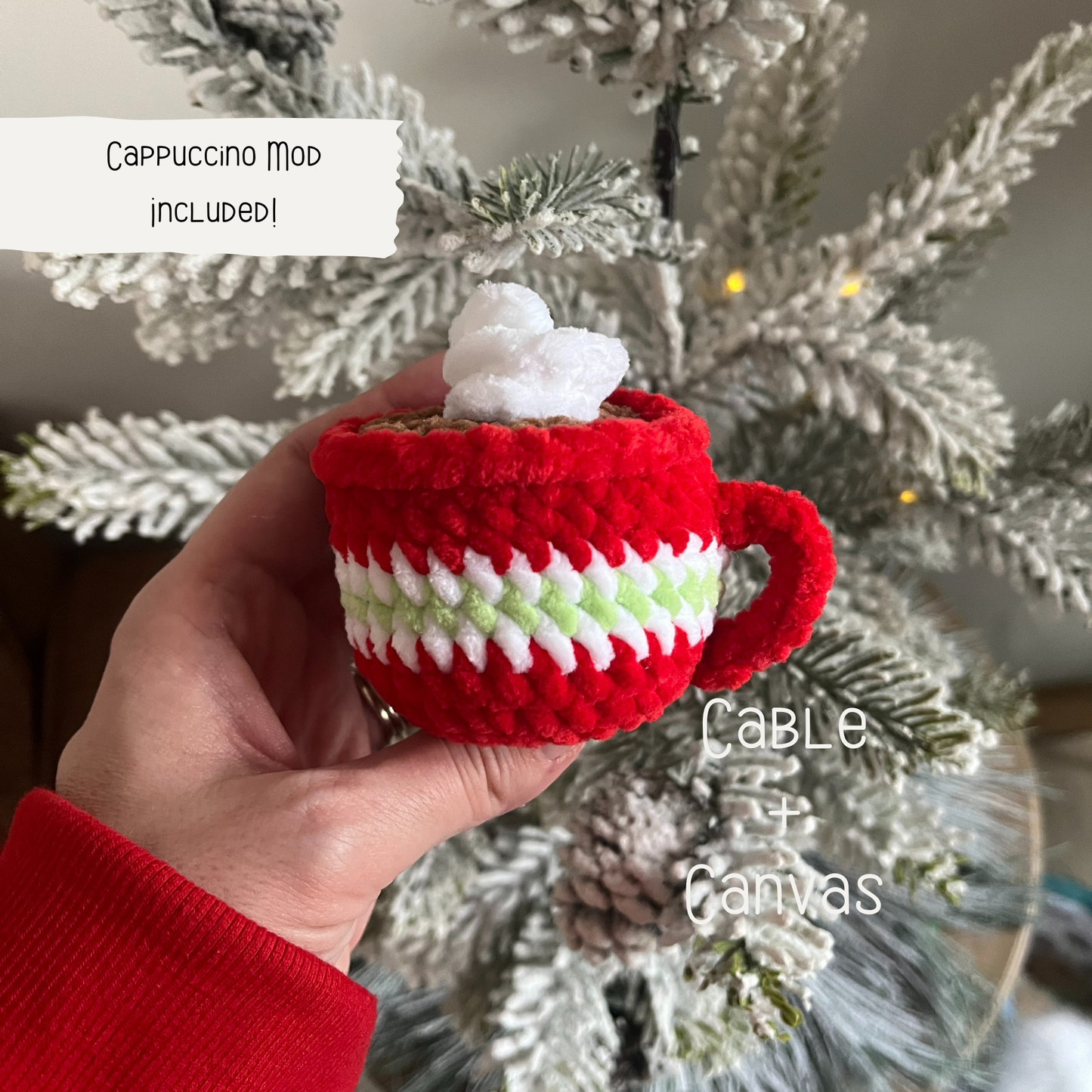 Popping Pup in a Cup Crochet Pattern