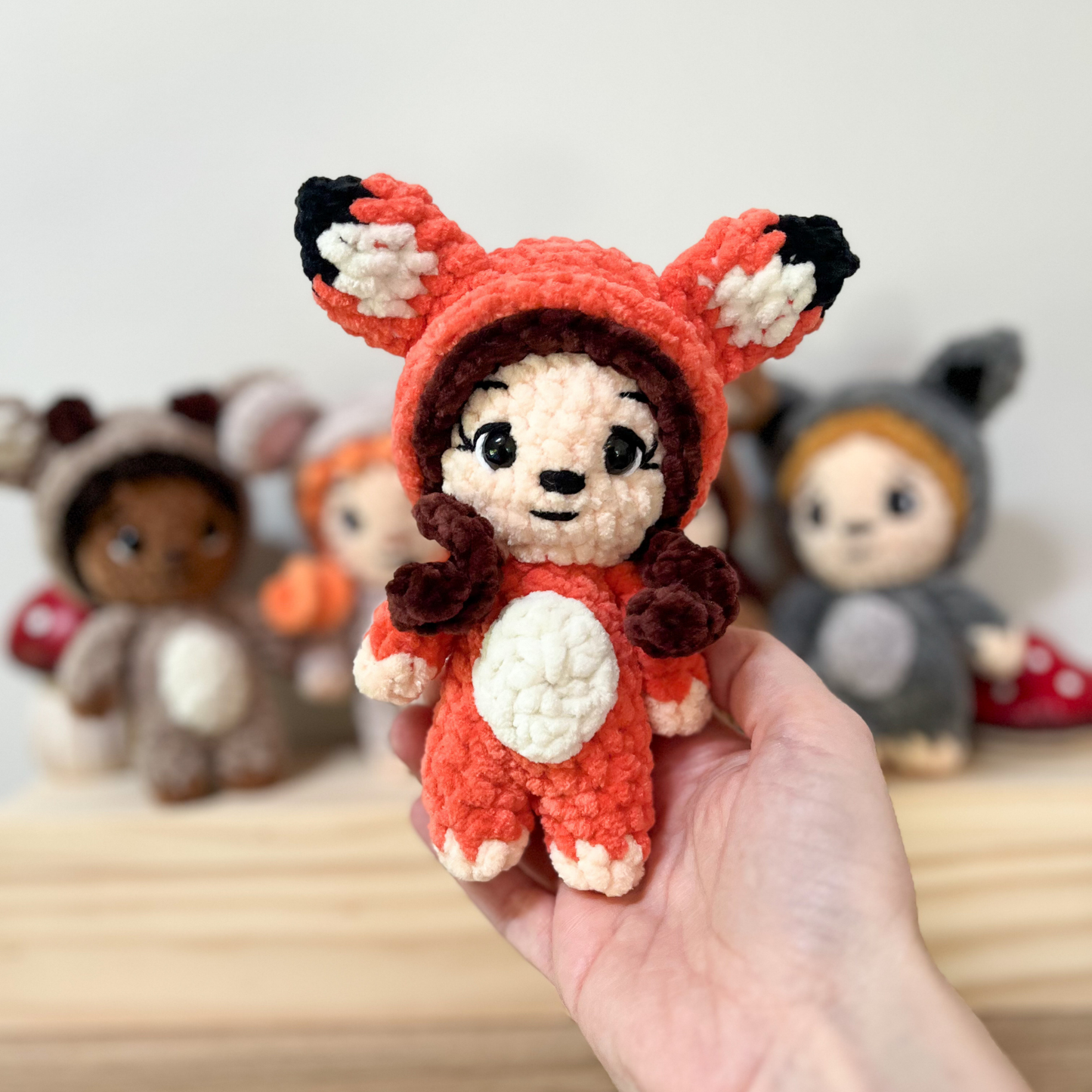 Crochet Digital Pattern - The Critter Crew of Whimsy Woods