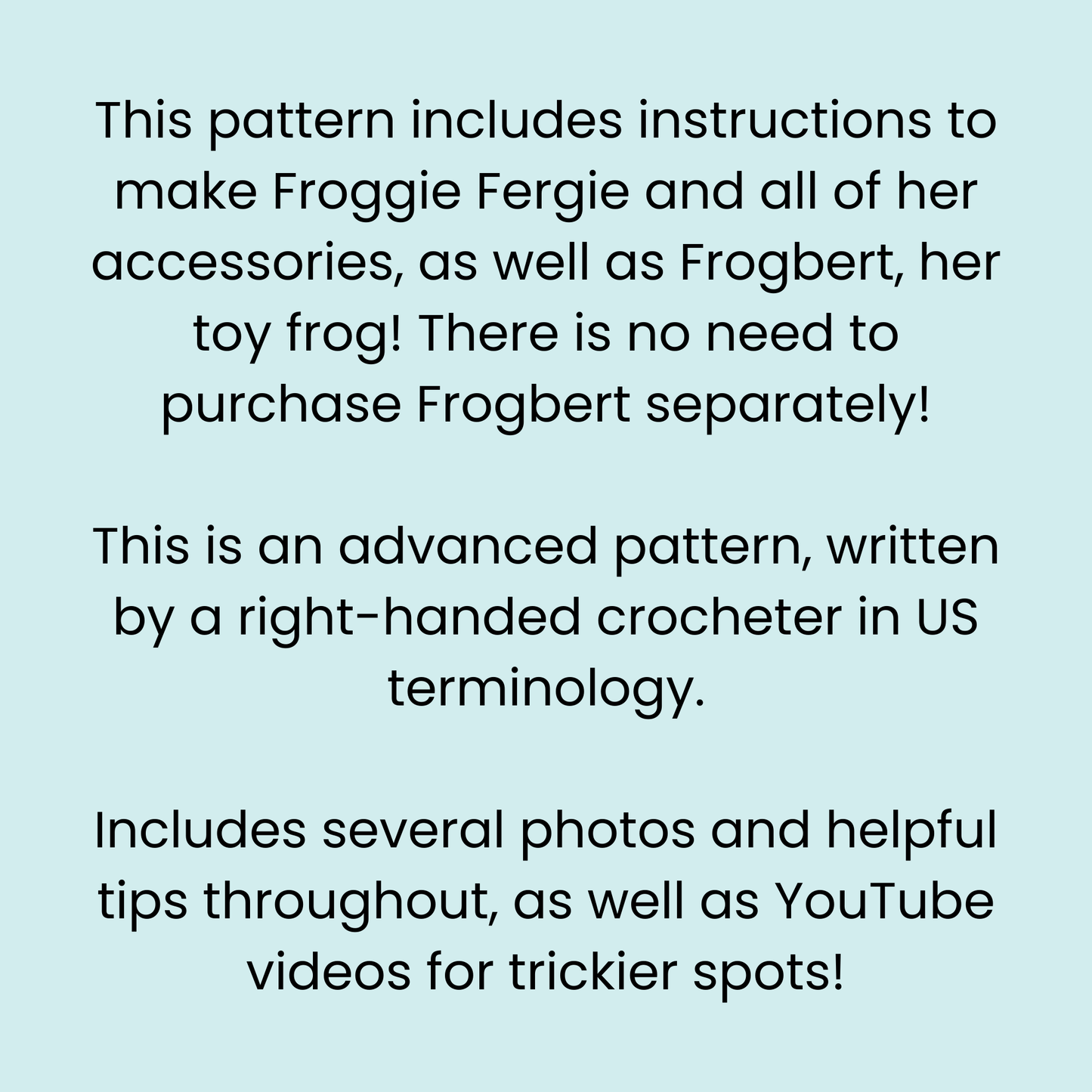 Fergie & Frogbert, Ragdoll Crochet Patterns