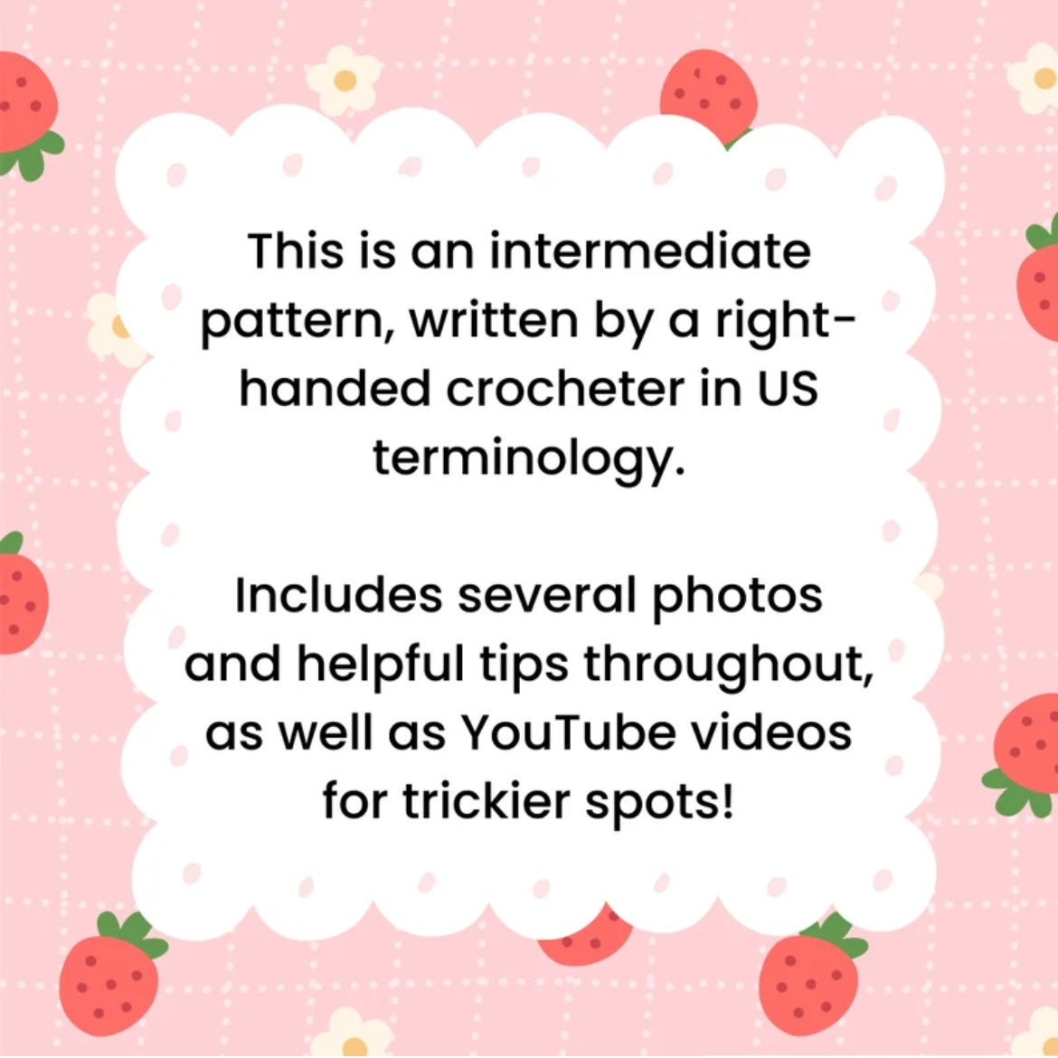 Strawberry Pops Crochet Pattern BUNDLE